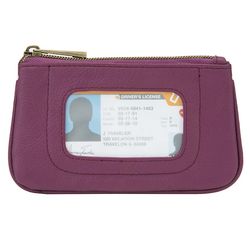 RFID-Blocking Leather ID Pouch