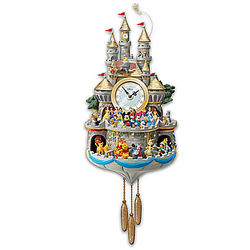 43 Disney Character Cuckoo Clock with Lights and Motion