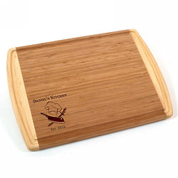 Chef's Personalized Bamboo Cutting Board