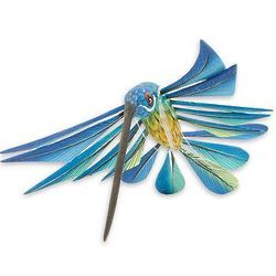 Blue Hummingbird Alebrije Wood Sculpture