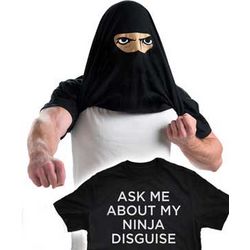 Ask Me About My Ninja Disguise T-Shirt - FindGift.com