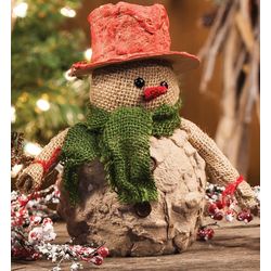 Large Crafted Christmas Snowman