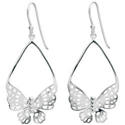 Butterfly Lace Sterling Earrings