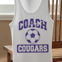 Sports Coach Personalized Tank Top