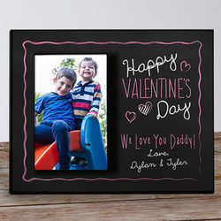Personalized Happy Valentine's Day Printed Frame