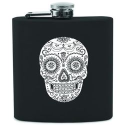 Sugar Skull Dia De Los Muertos Stainless Steel Drink Flask