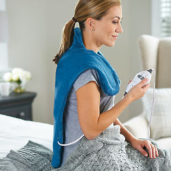 Relief Wrap for Back, Neck & Shoulders with Massage and Heat