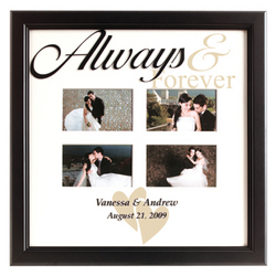 Personalized Always and Forever Photo Frame