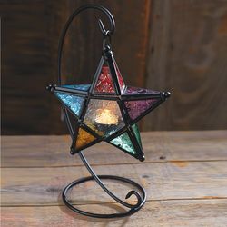 Stained Glass Star Lantern