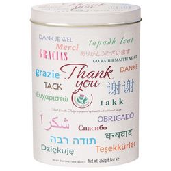Multi Language Thank You Tin with Toffee