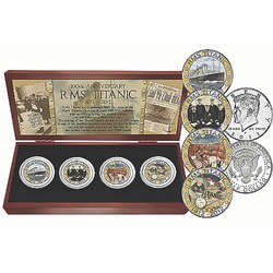 4-Piece Titanic Coin Set