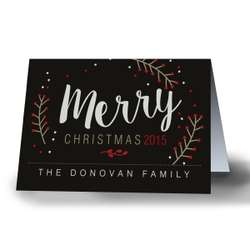 Merry Berry Personalized Holiday Cards