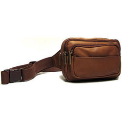 Vaquetta Leather Four Compartment Waist Bag