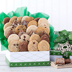 Deluxe Cookie and Brownie Winter Assortment Gift Box
