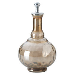 Taupe Luster Glass Perfume Bottle
