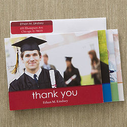 Personalized Photo Graduation Thank You Cards