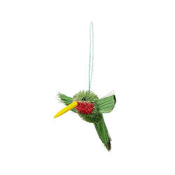 Buri Fiber Hummingbird Ornament