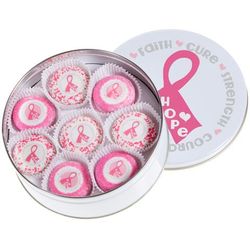 16 Pink Ribbon Oreos in Gift Tin
