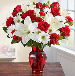 Red & White Delight Large Bouquet