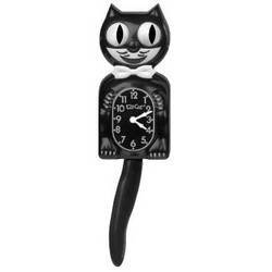 Kit-Cat Clock in Black