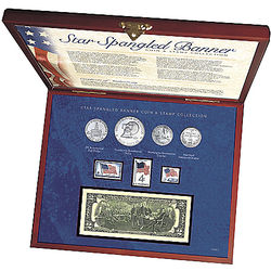 Star Spangled Coin & Stamp Box Set