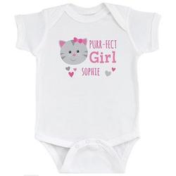Baby Girl's Personalized Purr-fect Bodysuit