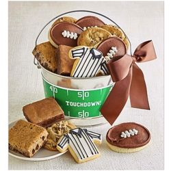 Cookies and Brownies in Football Pail