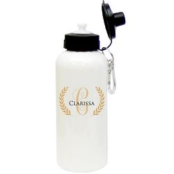 Personalized Initialed Aluminum Water Bottle