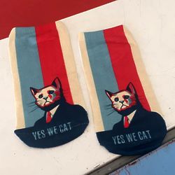Yes We Cat Socks