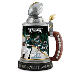 Philadelphia Eagles NFL Super Bowl LII Champions Porcelain Stein