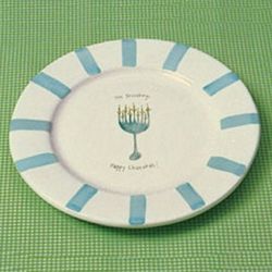 Personalized Chanukah Platter