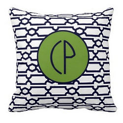 Personalized Initial Nantucket Pillow