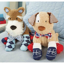 Puppy or Schnauzer Bow Tie and Socks Buddy