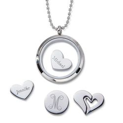 Personalized Heart Charm
