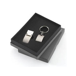 Personalized Money Clip and Key Chain Gift Set