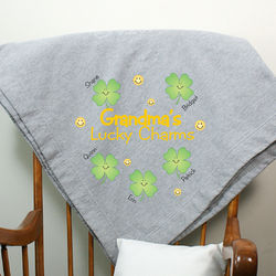 Lucky Charms Personalized Fleece Blanket