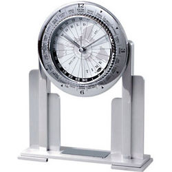 World Traveler Personalized Pillar Clock