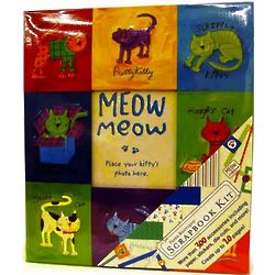 Meow Cat Design Scrapbook Kit