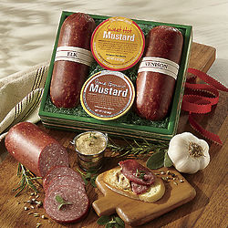 Wild Game Sausages and Mustards