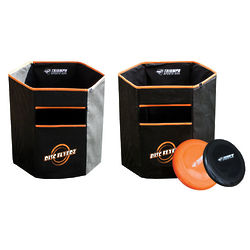 Disc Flyerz 5-Piece Lawn Game with Slide Scoring System