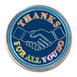 Thanks for All You Do Lapel Pin