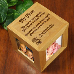Personalized Mothers Day Photo Cube