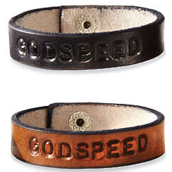 Godspeed Leather Bracelet