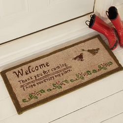 Welcome, Thank You for Coming Doormat