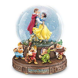 Disney Snow White Musical Glitter Globe with the Seven Dwarfs