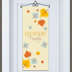 Personalized Fall Door Banner
