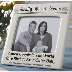 Cutest Couple Give Birth to Cuter Baby Photo Frame