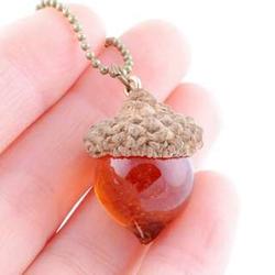 You Drive Me Nuts Acorn Necklace