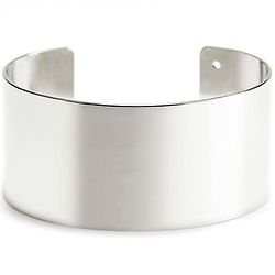 Charleston Silver Plated Cuff Bracelet