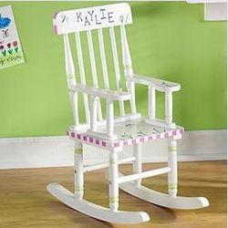 Personalized Dragonfly Rocking Chair
